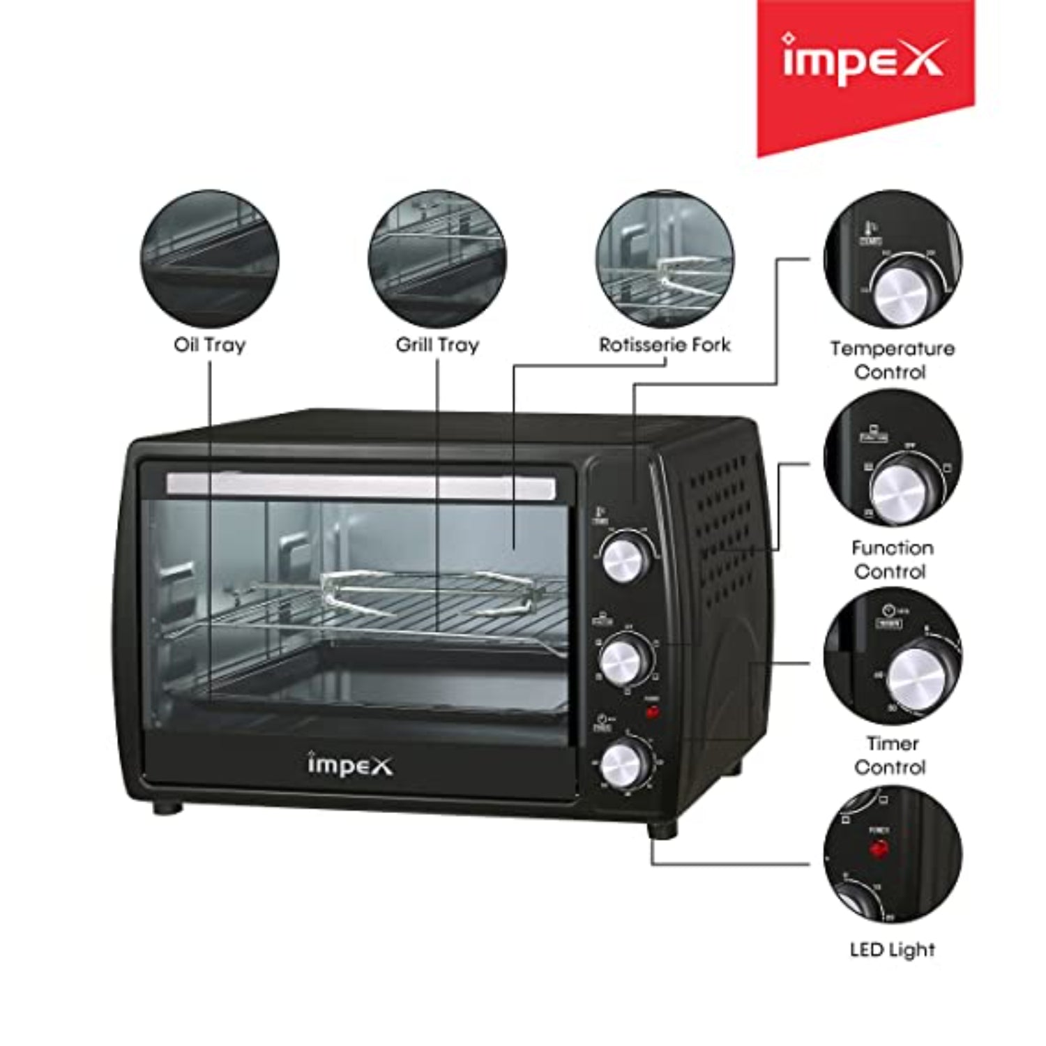 Impex Imotg (Fg1100) 45 Litres Otg