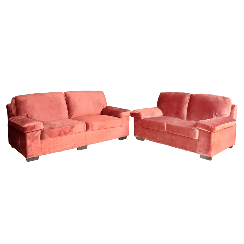 ARENA Rubelli (3+2) Maroon Sofa