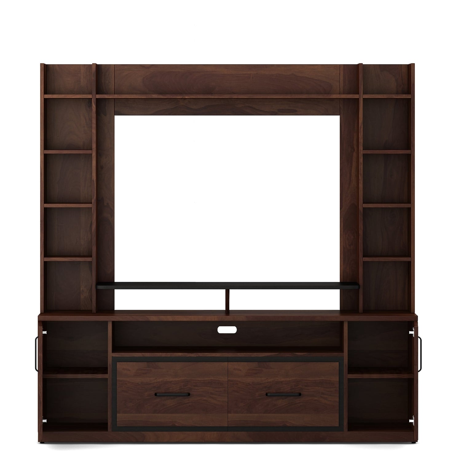 Spacewood Tv Unit Woodland Sheesham Finish