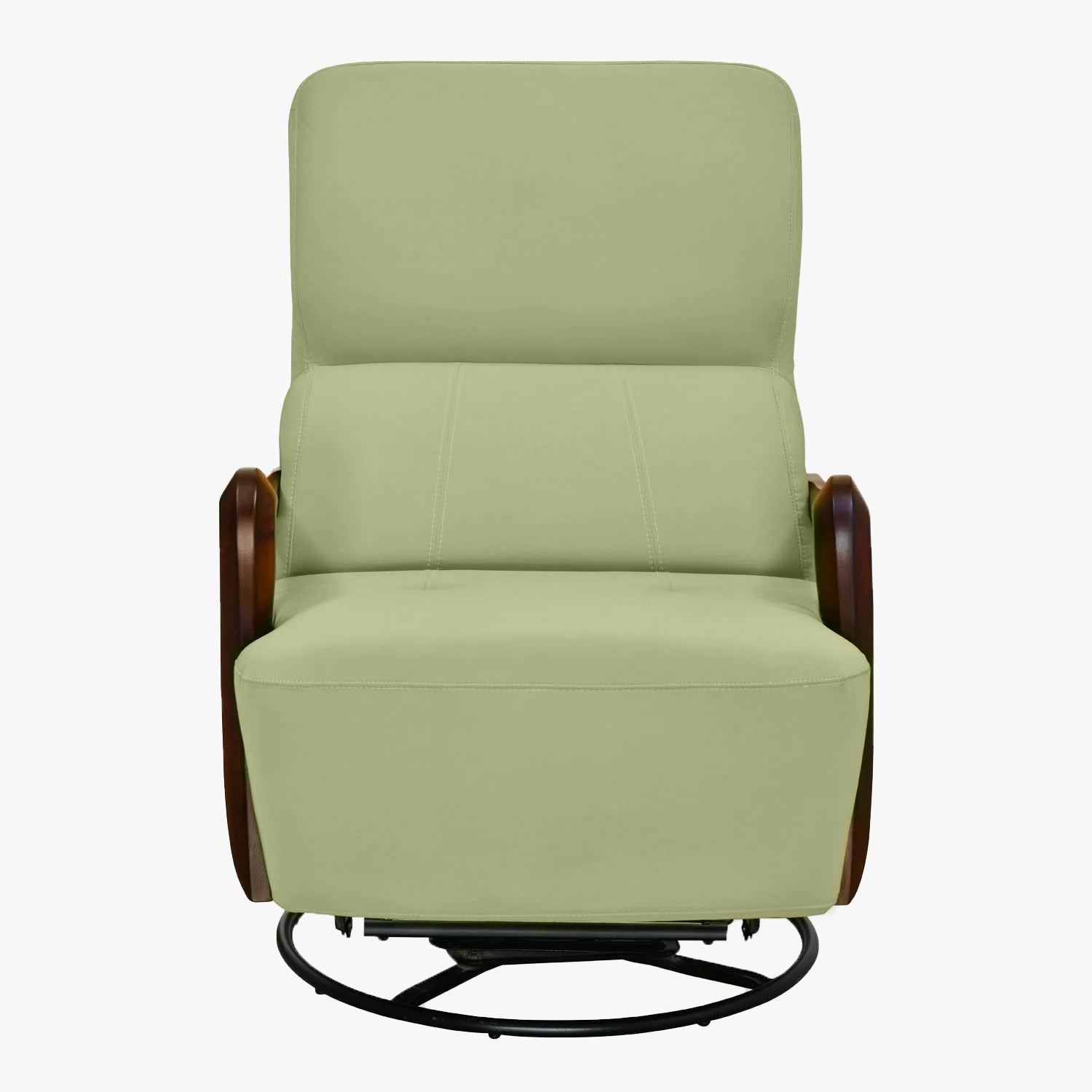 ARENA Lounge Chair Canela Rocking And Revolving Brown/Gold/Green