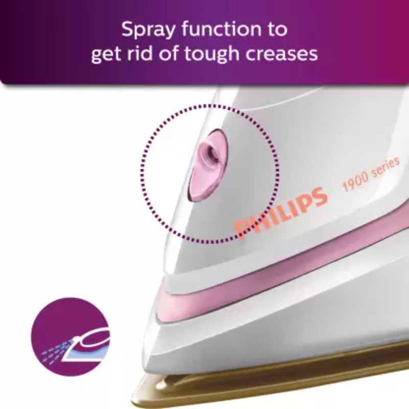 PHILIPS GC1920/28 1440-Watt Non-Stick Soleplate Steam Iron