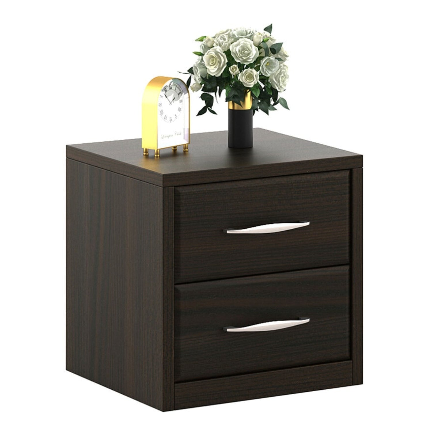 SPACEWOOD Verona Bedside Unit Fumed Oak