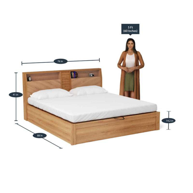 SPACEWOOD Harmony  King Size 3/4TH Lift On Storage Bed